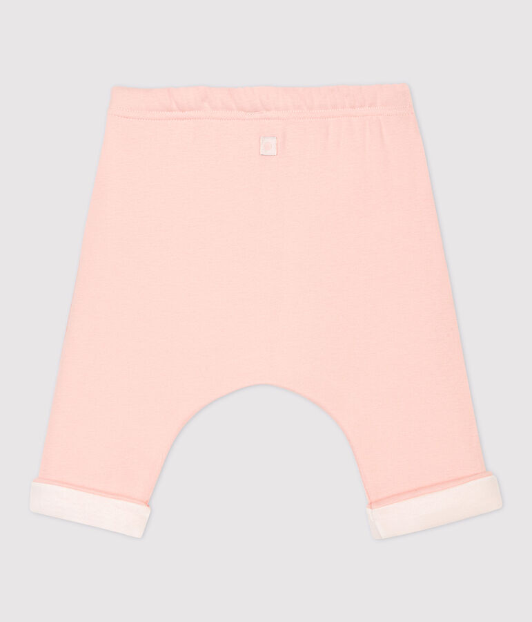 Pantaloni beb&egrave; in cotone biologico rosa MINOIS