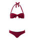 Costume da bagno 2 pezzi a fascia e a righe