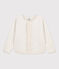 Cardigan bambina in tubique beige MONTELIMAR CHINE