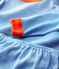 Pigiama bambino millerighe blu in cotone blu RUISSEAU/bianco MARSHMALLOW
