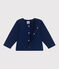 Cardigan in cotone tinta unita neonato blu MEDIEVAL
