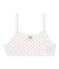 Brassière bambina stampata bianco ECUME/rosa VENUS/ MULTICO