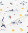 Pigiama corto in cotone con stampa Parigi bambino bianco MARSHMALLOW/bianco MULTICO