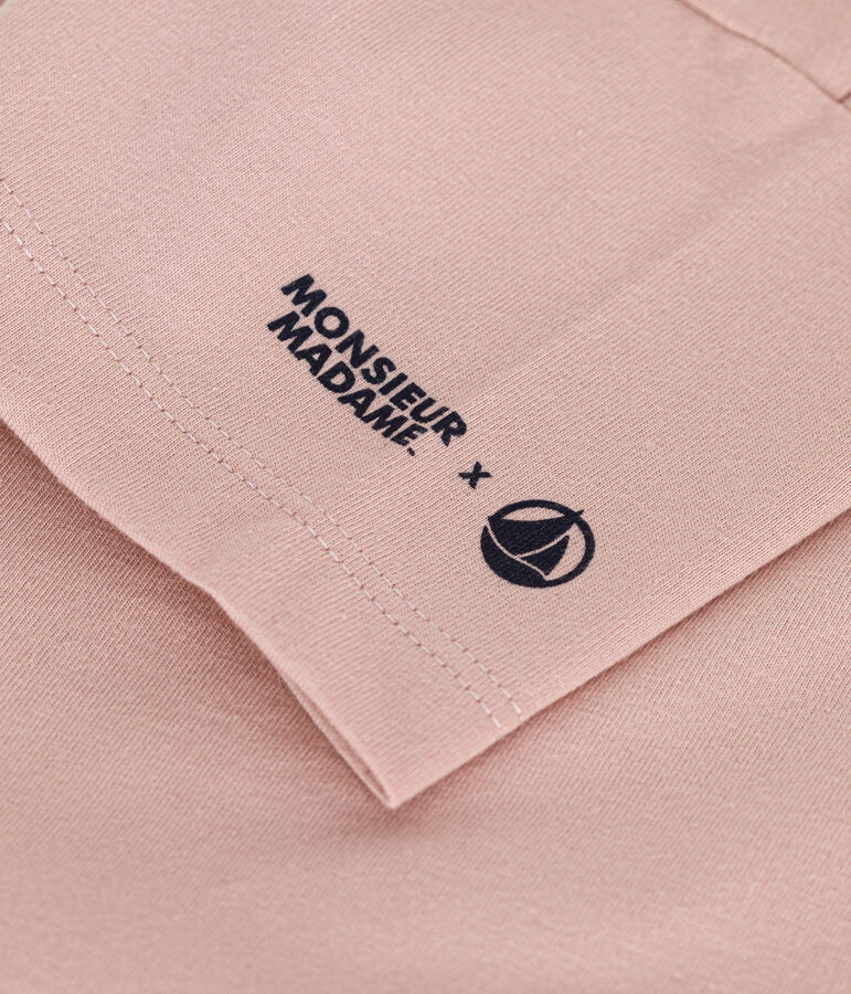 T-shirt Monsieur Madame in cotone bambino rosa SALINE
