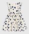Abito senza maniche in cotone bambina blu MILK/ SOIR