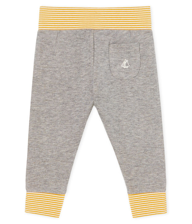 Pantalone beb&egrave; in tubique grigio