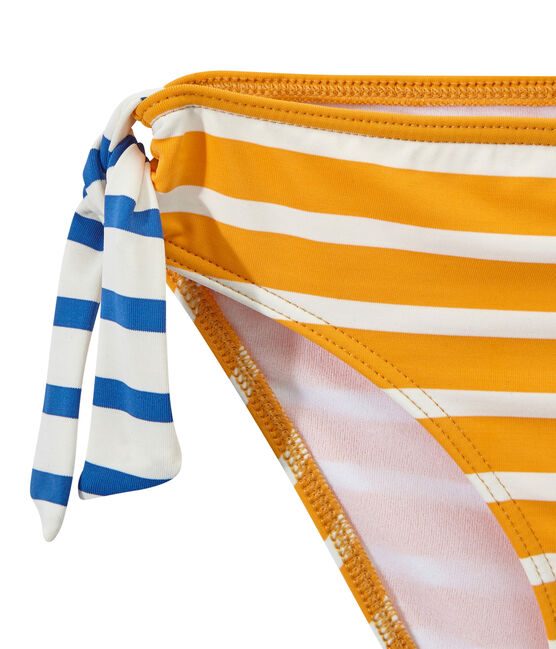 Costume da bagno bambina 2 pezzi arancione FUSION/bianco MARSHMALLOW