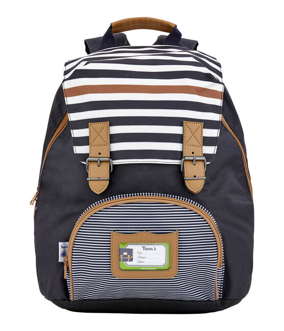 Cartella per bambini Petit Bateau x Tann's blu SMOKING/marrone BRINDILLE/ MARSHMALLOW