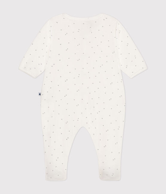 Pigiama in cotone neonato bianco MARSHMALLOW/bianco MISTIGRI