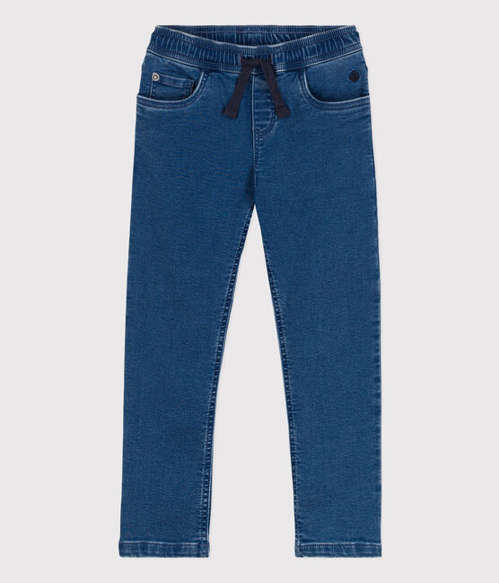 Pantalone regular bambino in denim blu DENIM BLEU DELAVE