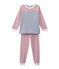 Pigiama bambino rigato bianco ECUME/bianco MULTICO