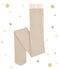 Collant in microfibra per bambina bianco MARSHMALLOW/giallo DORE