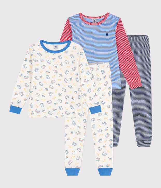 Set di 2 pigiami in cotone bambino multicolore
