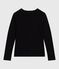 T-shirt L'Iconique a maniche lunghe in cotone traforato donna nero BLACK