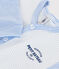 Tutina pigiama senza piedi in cotone millerighe GOMME/ MARSHMALLOW