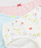 Confezione da 3 mutandine fantasia frutti bambina in cotone biologico variante 1