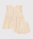 Abito senza maniche con bloomer in jersey leggero neonato