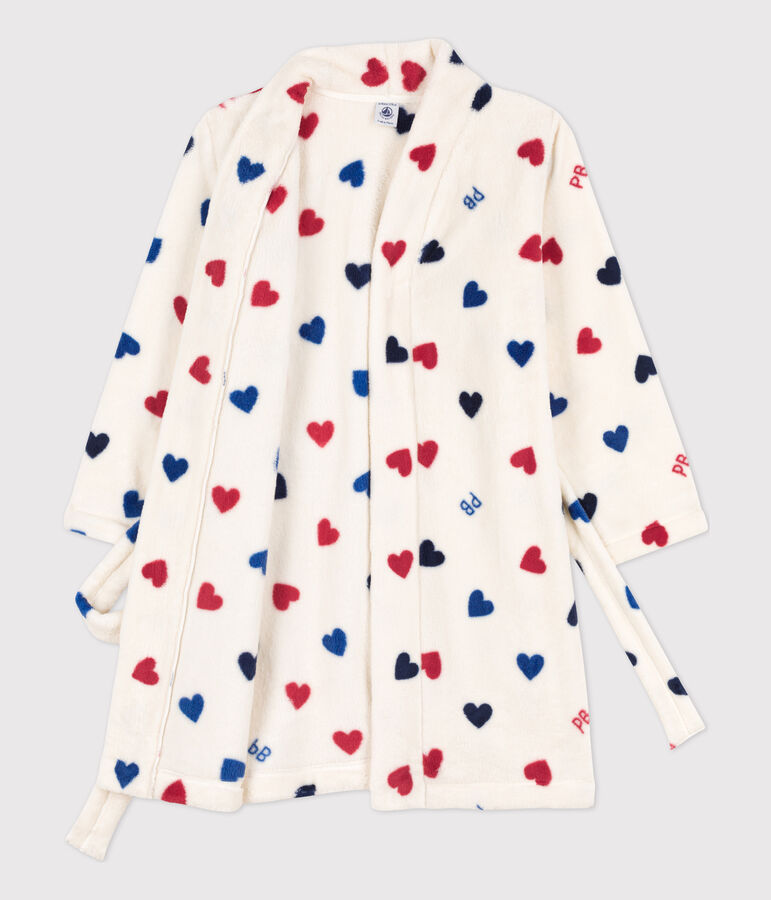 Vestaglia in pile unisex bianco AVALANCHE/ MULTICO