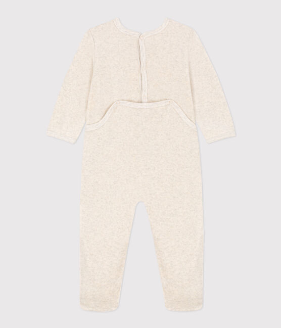 Pigiama bebè funivia in ciniglia beige MONTELIMAR CHINE