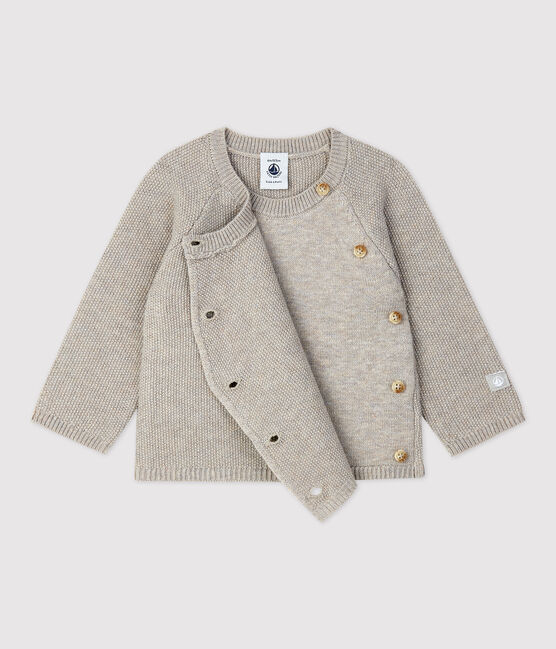 Cardigan bebè in maglia di lana e cotone FALAISE CHINE