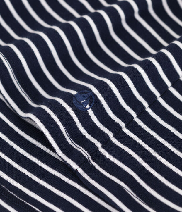 T-shirt L'Iconique in cotone a righe donna blu/bianco