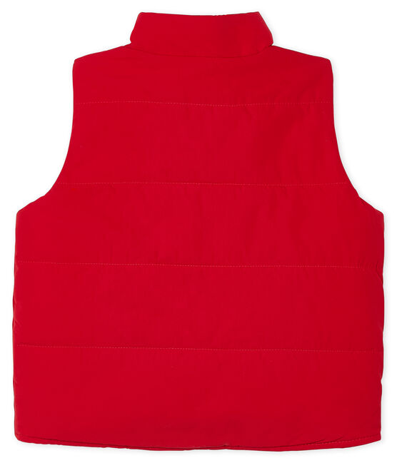 Giubbotto senza maniche bebè maschietto rosso TERKUIT CN