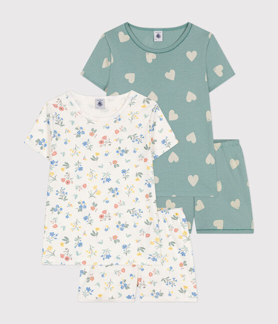 Set di due pigiami corti bambino in cotone variante 1