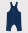 Salopette lunga in denim ed elastan neonato blu DENIM MOYEN