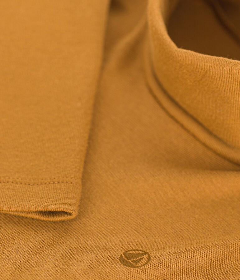 Dolcevita in cotone bambina/bambino marrone