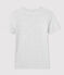 T-shirt L'ICONIQUE girocollo in cotone Donna grigio BELUGA CHINE