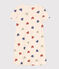 Camicia da notte in cotone con motivo a cuore bambino bianco AVALANCHE/ MULTICO