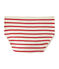Culotte alta a costine 2x2 beige COQUILLE/rosso TERKUIT