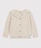 Cardigan in misto lana e cotone tinta unita bambina MONTELIMAR CHINE