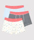 Confezione da 3 boxer bambino in cotone biologico