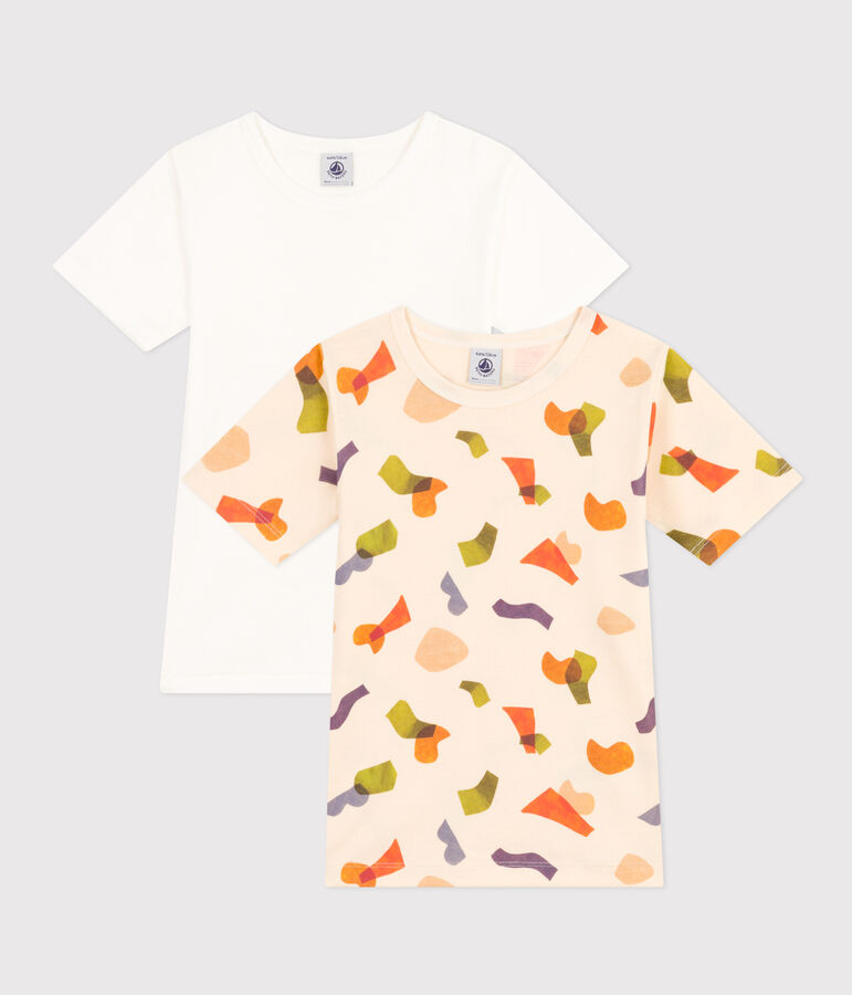 Confezione da 2 t-shirt bambino a maniche corte in cotone variante 1