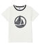 T-shirt bambino maniche corte bianco MARSHMALLOW