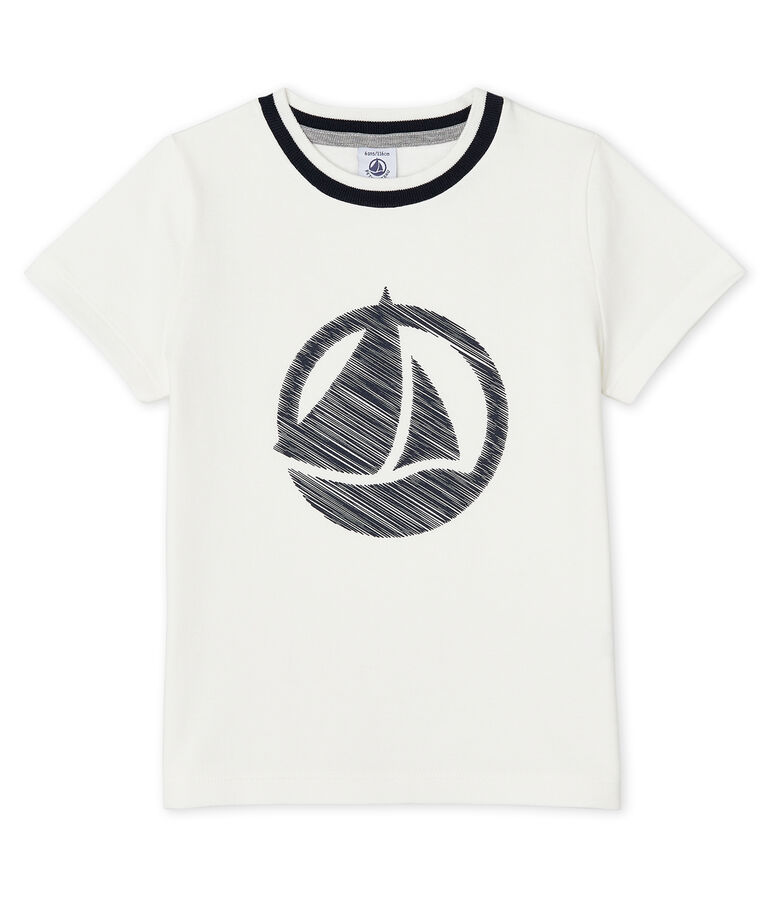 T-shirt bambino maniche corte bianco