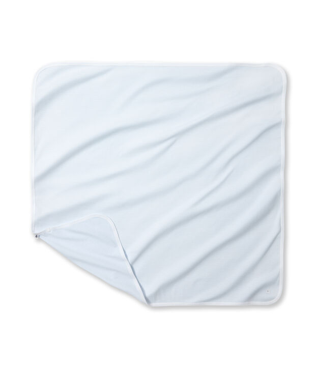 Telo beb&eacute; millerighe blu/bianco