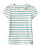 T-shirt bambina a righe marinière bianco MARSHMALLOW/blu MIMI