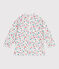 T-shirt anti UV con stampa a fiori neonato bianco MARSHMALLOW/bianco MULTICO