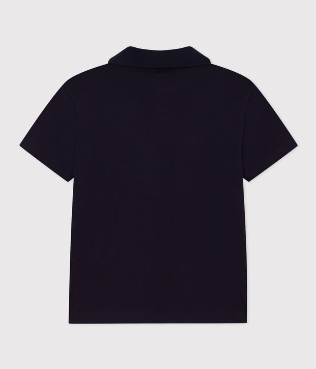 Polo manica corta in cotone bambino SMOKING