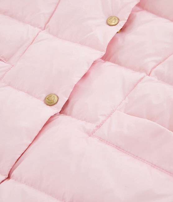 Piumino da bambina rosa FLEUR CN