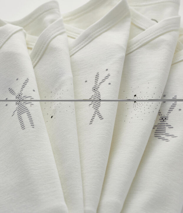 Confezione da 5 body nascita manica corta beb&egrave; multicolore