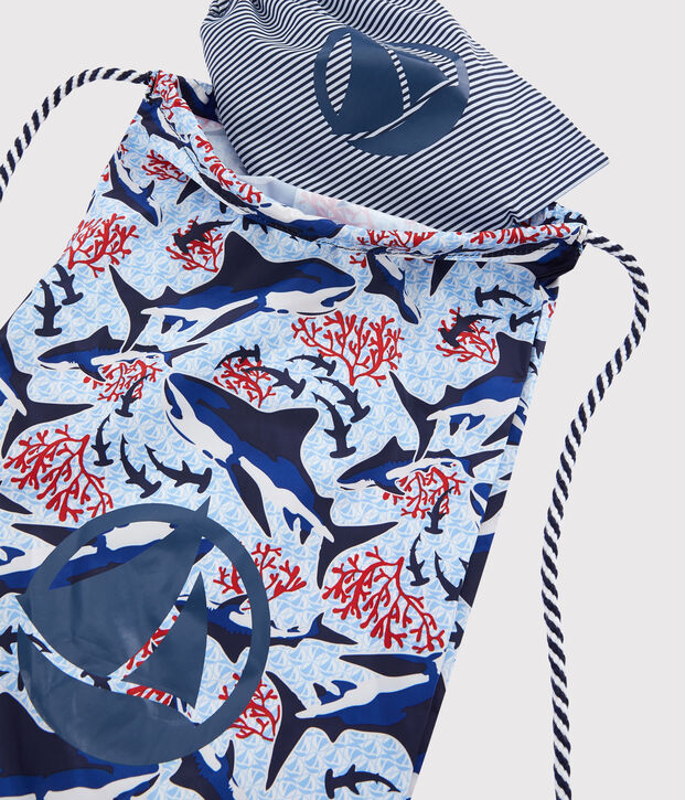 Zaino leggero bambino bianco/multicolore