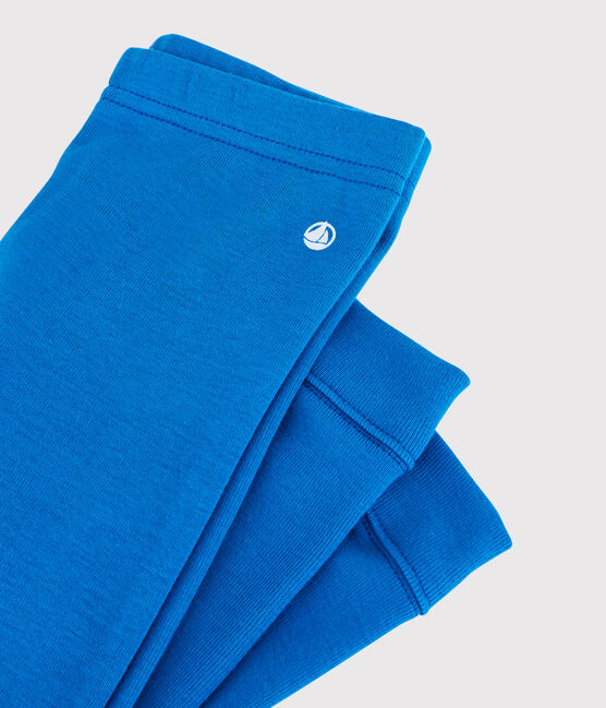 Leggins in cotone bebè. blu RUISSEAU