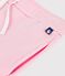 Joggers in cotone tinta unita bambina rosa MARQUISE