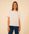 T-shirt LE BOXY in cotone donna beige MONTELIMAR CHINE