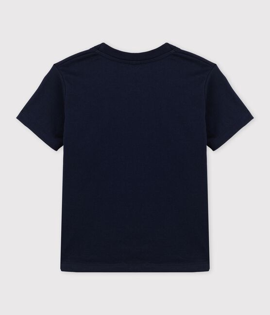 T-shirt maniche corte in jersey bambino blu SMOKING