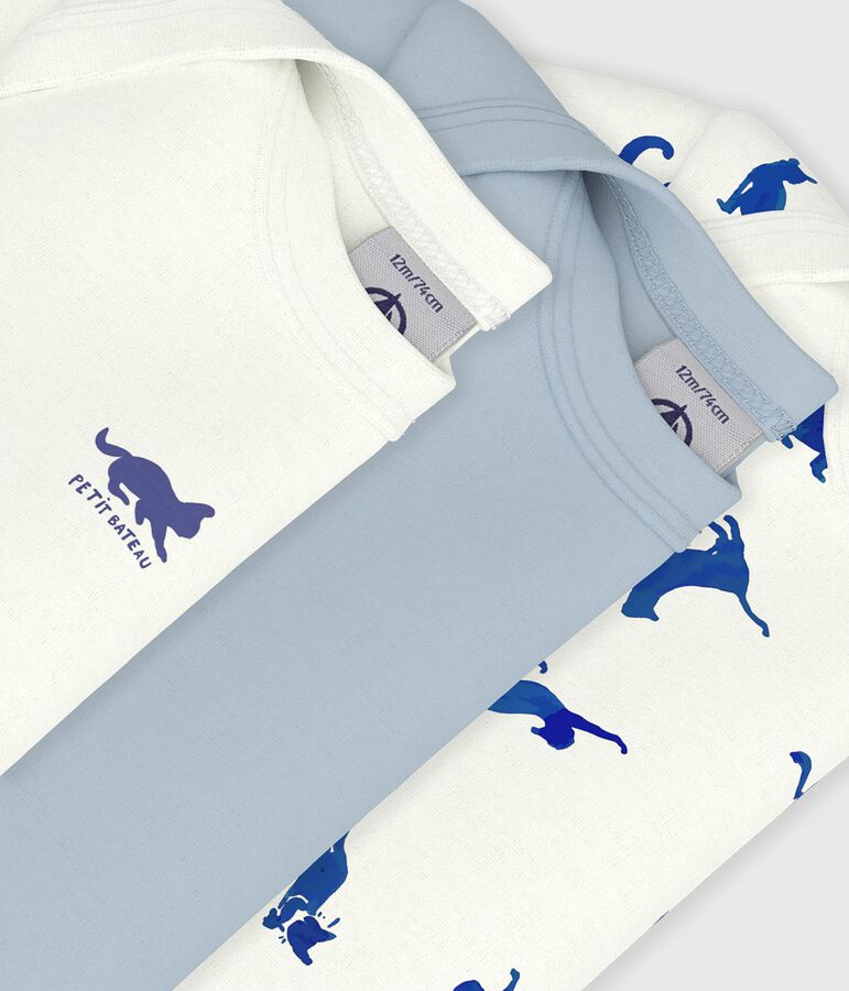 Set di body a maniche corte in cotone con gatti stampati neonato variante 1