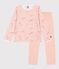 Pyjama  en velours bianco/rosa/multicolore